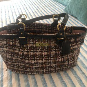 Plaid Coach PUrse